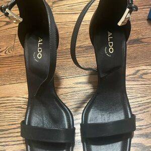 ALDO Black Strappy Heels